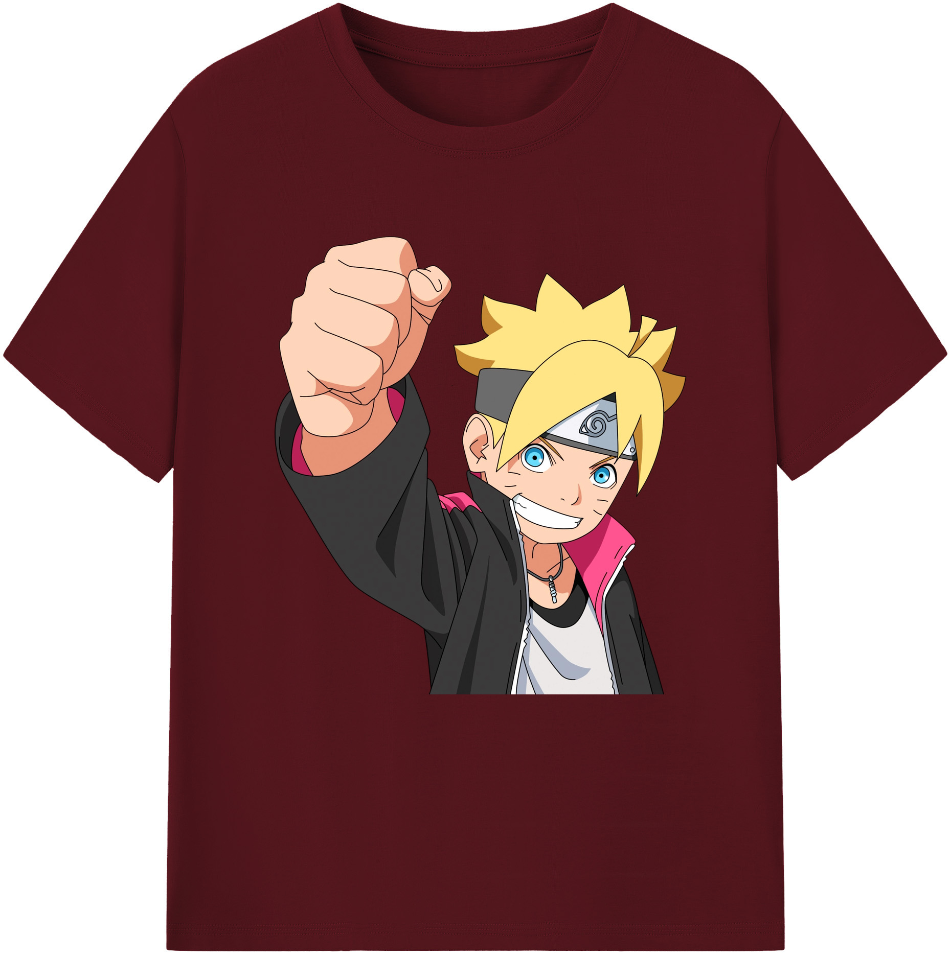 （画像用） NARUTO -ナルト- うずまき ボルト Uzumaki Boruto 綿100％半袖Tシャツ（フロントプリント）